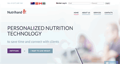 Desktop Screenshot of nutrihand-inc.com